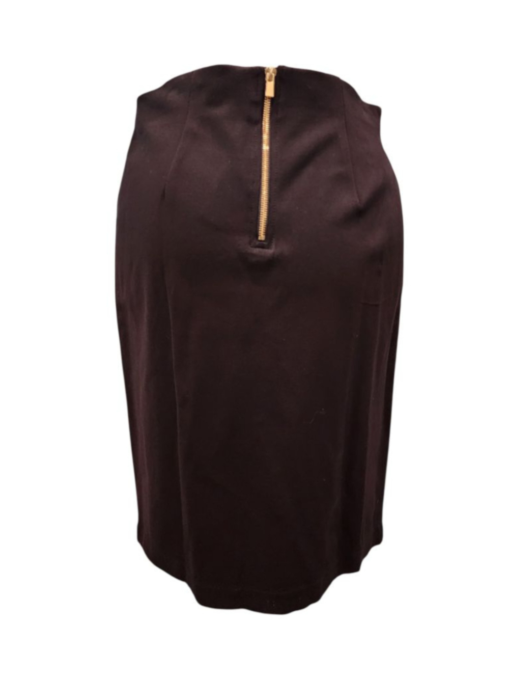 Premise Studio NWT Black Stretch Pencil Skirt Sz 10 Gold Zipper